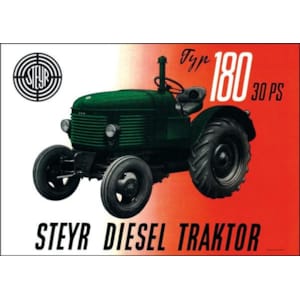 Steyr 180 Traktor Poster